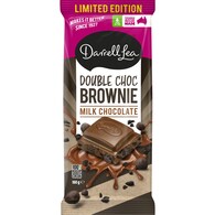 Darrell Lea Double Choc Brownie Milk Chocolate Block