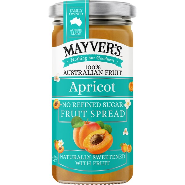 Mayver's Australian Apricot Fruit Spread 280g