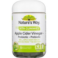 Nature's Way Adult Vita Gummies Apple Cider Vinegar Probiotic Prebiotic