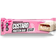 Muscle Nation Protein Custard Bar White Chocolate Raspberry