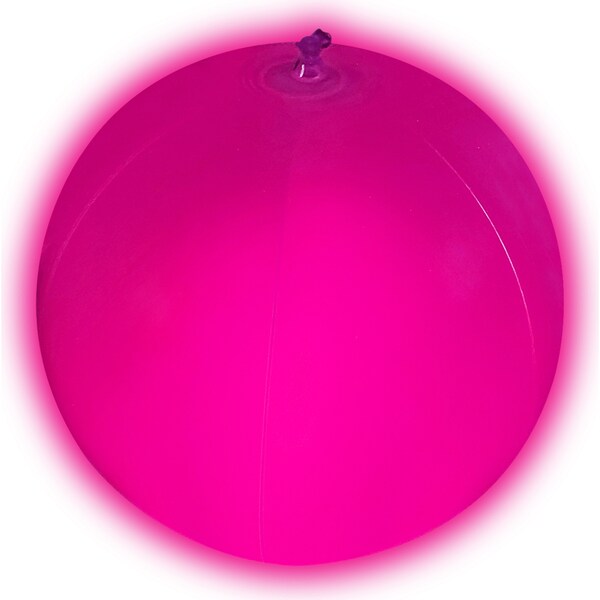 Whiz Pop Bang Happy New Year Inflatable Glow Ball Pink each