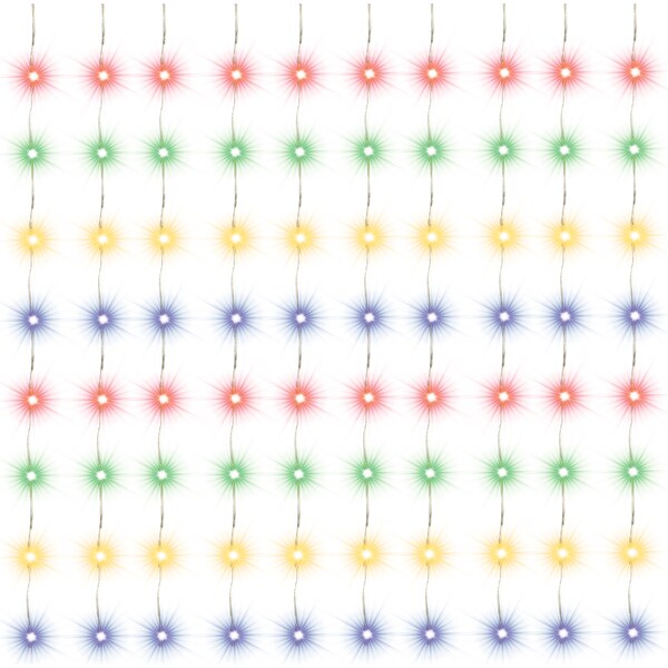 Mirabella 200 Curtain Fairy Lights 3m Multi-Colour LED each