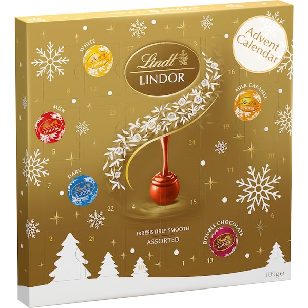 Lindt Lindor Advent Calendar Assorted 109g