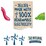 The Natural Confectionery Co. Fruit Salad Flavoured Soft Jellies Lollies 400g
