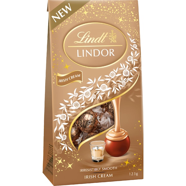Lindt Lindor Irish Cream Chocolate Bag 123g