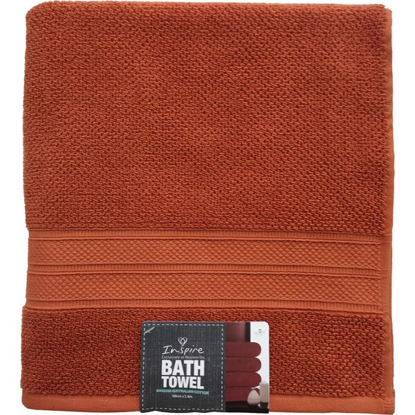 Inspire Bath Towel Dark Each