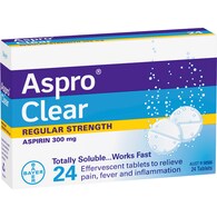 Aspro Clear Pain Relief Soluble Tablets