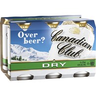 Canadian Club Whisky & Dry Cans