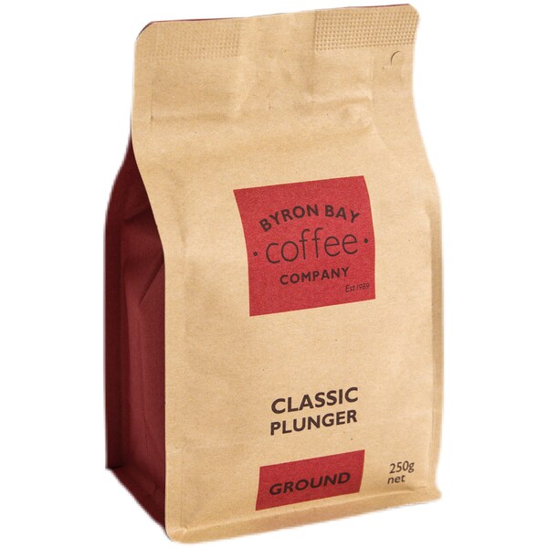 Byron Bay Coffee Company Roasted Ground Plunger 250g