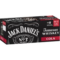Jack Daniel's Tennessee Whiskey & Cola Cans