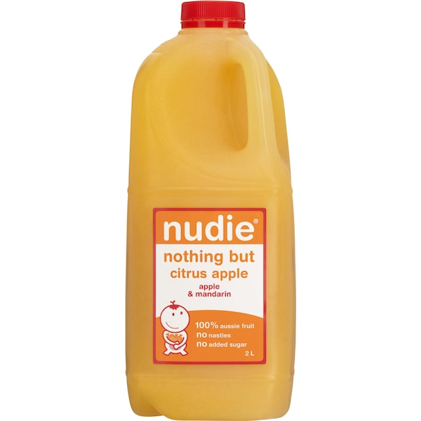 Nudie Nothing But Apple & Mandarin Juice 2L