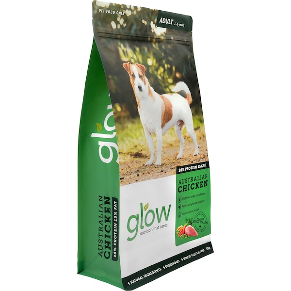 Glow Adult Dry Dog Food Chicken 3kg
