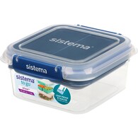 Sistema To Go Rectangle Stax Food Container Assorted 1.15L