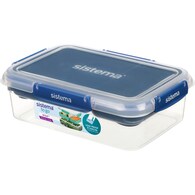 Sistema To Go Rectangle Stax Food Container Assorted 2.2L