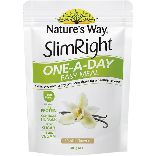 Nature's Way Slim Right One-A-Day Easy Meal Vanilla Flavour 400g