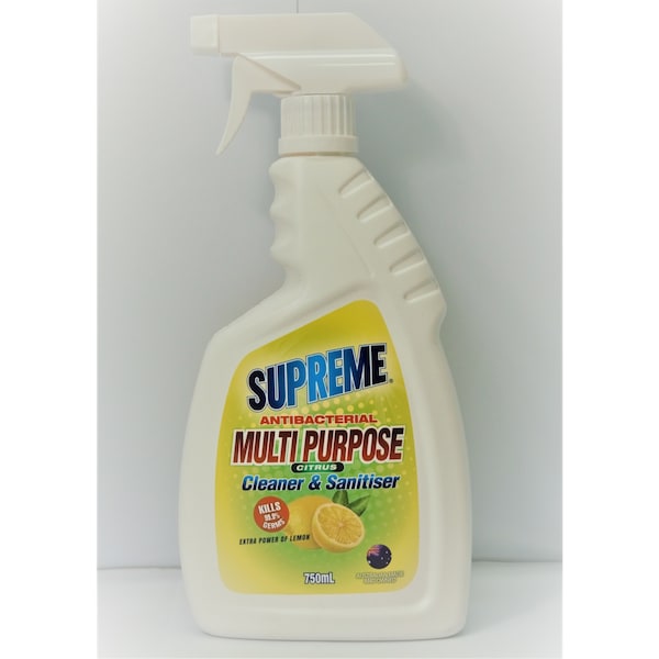Supreme Multi Purpose Spray Cleaner & Sanitiser Citrus 750ml