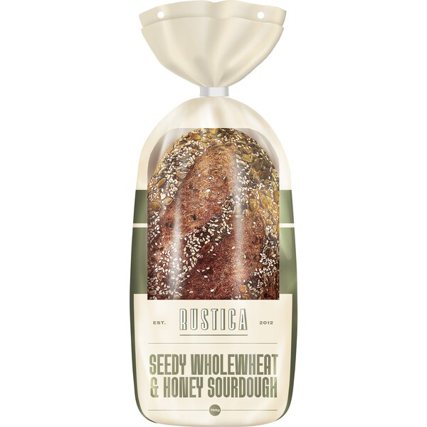 Rustica Seedy Wholewheat & Honey Sourdough Bread Loaf 765g