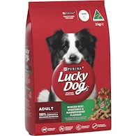 Lucky Dog Adult Minced Beef Vegetable & Marrowbone Dry Food