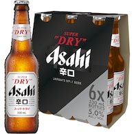 Asahi Super Dry Lager Bottles