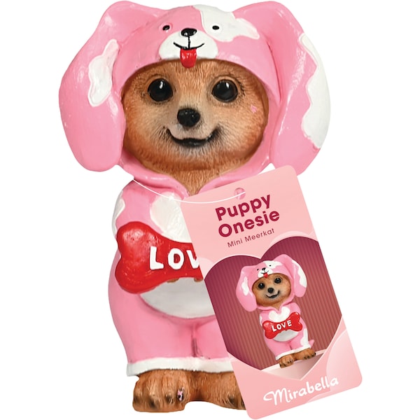 Mirabella Valentine's Day Puppy Onesie Mini Meerkat each