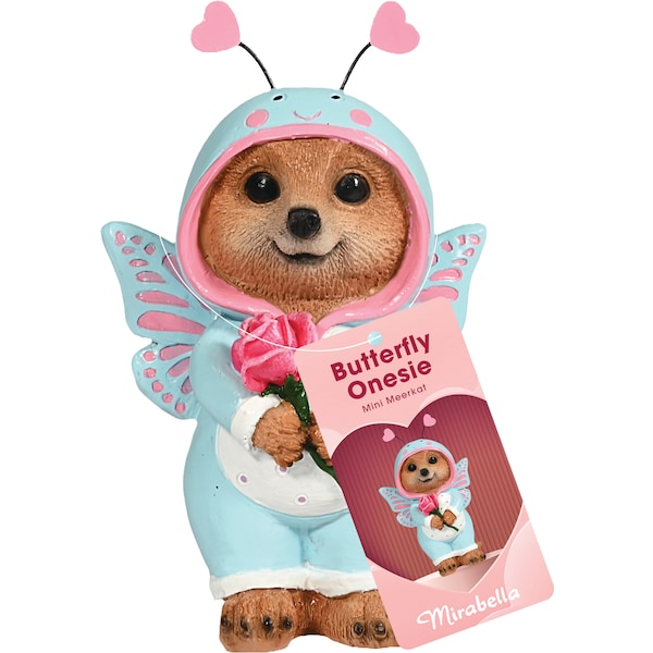 Mirabella Valentine's Day Butterfly Onesie Mini Meerkat each