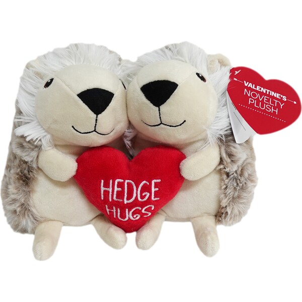 Valentine's Day Novelty Plush Hedgehog each