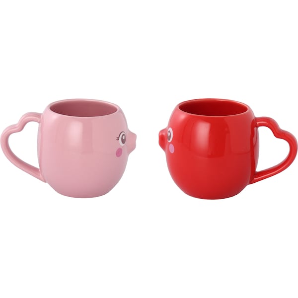 Valentine's Day Kissing Mugs Set each