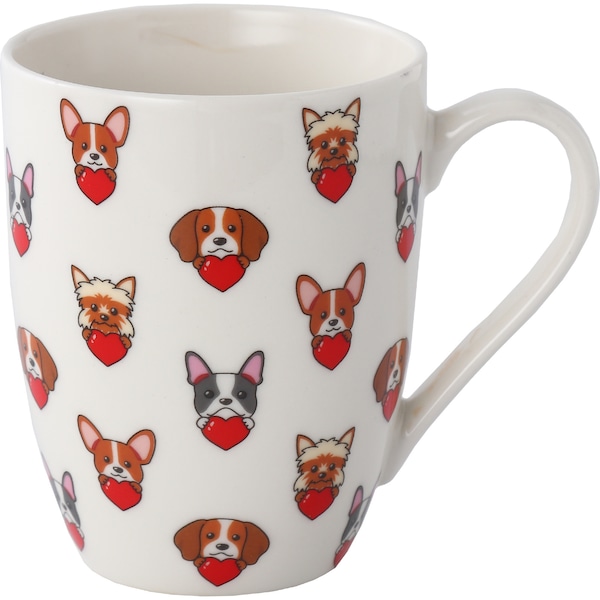 Valentine's Day Mug Dogs each