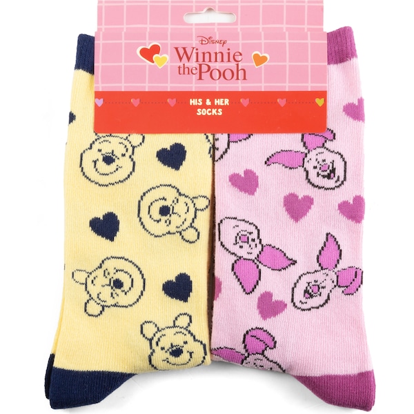 Disney Winnie The Pooh His & Her Socks each