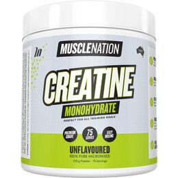 Muscle Nation Creatine Monohydrate Unflavoured 225g – Woolworths
