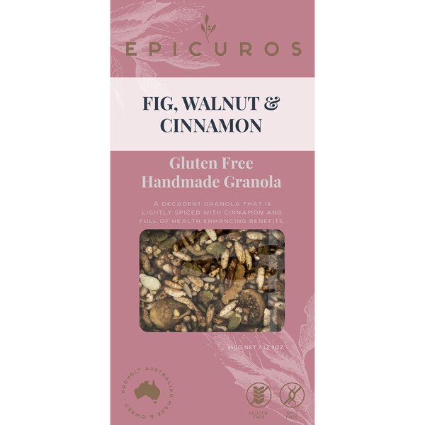 Epicuros Fig Walnut & Cinnamon Granola 350g