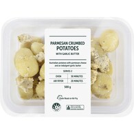 Woolworths Parmesan Crumbed Potatoes With Garlic Butter