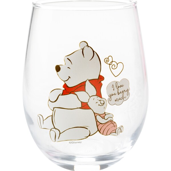 Valentine's Day Winnie The Pooh & Piglet Water Glass each