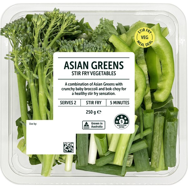 Asian Greens Stir Fry Vegetables 250g