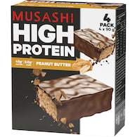 Musashi High Protein Bars Peanut Butter