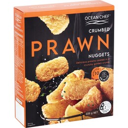 Ocean Chef Crumbed Prawn Nuggets 220g – Woolworths
