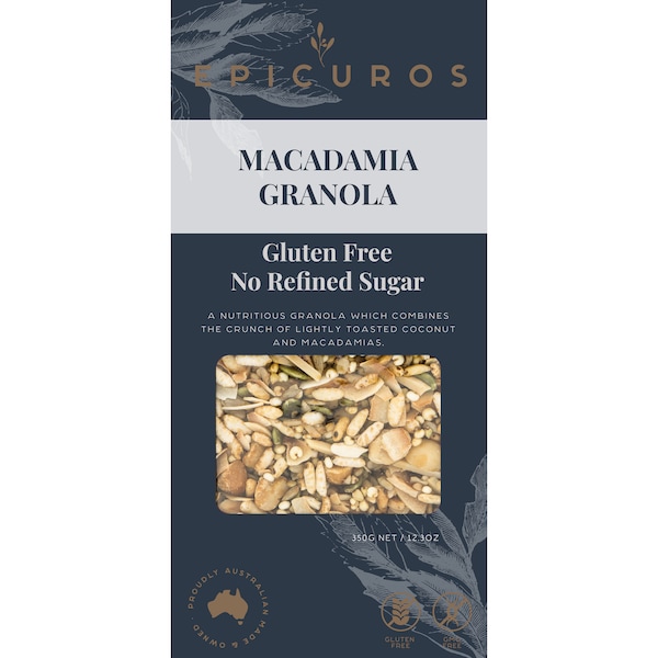 Epicuros Macadamia Granola 350g