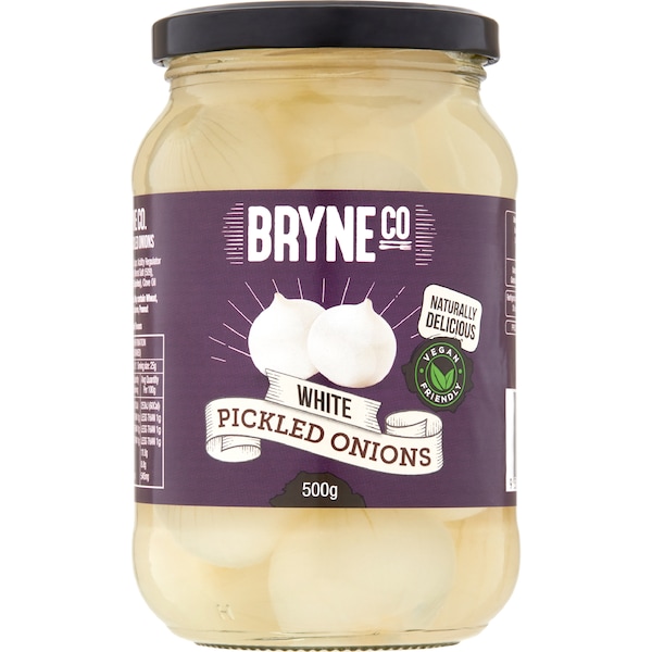Bryne Co White Pickled Onions 500g