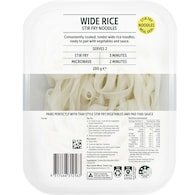 Wide Rice Stir Fry Noodles