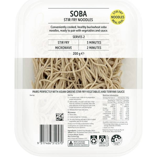 Soba Stir Fry Noodles 200g