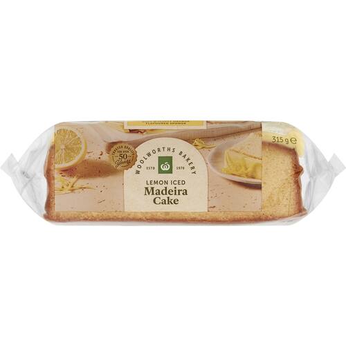 Woolworths Lemon Madeira Cake 315g bunch