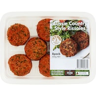 Fitzco 8 Pack Aussie Country Style Rissoles