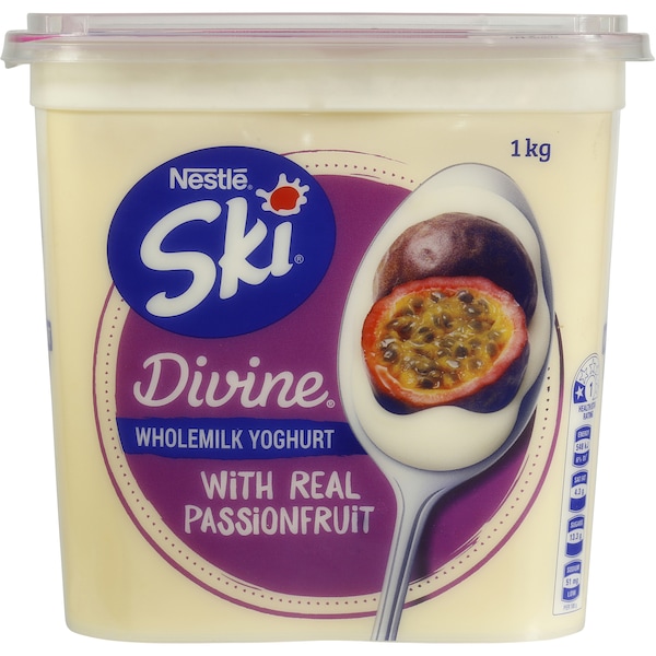 Ski Divine Passionfruit Yoghurt 1kg