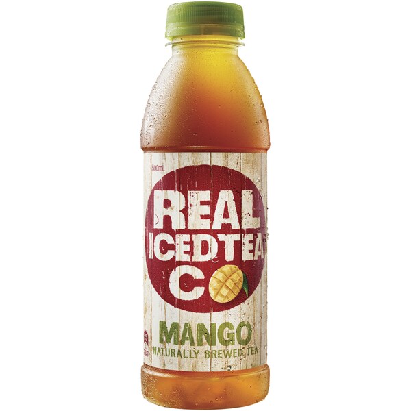 Real Iced Tea Co Mango Bottle 500ml
