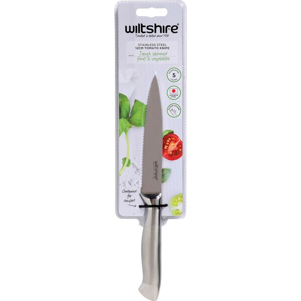 Wiltshire Stainless Steel Tomato Knife 12cm Each