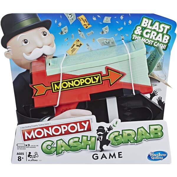 Hasbro Gaming Monopoly Cash Grab Game Each
