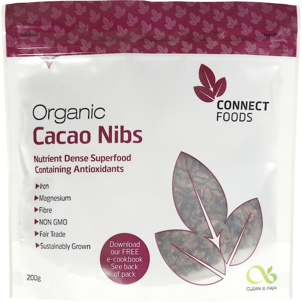 Connect Foods Organic Cacao Nibs  200g