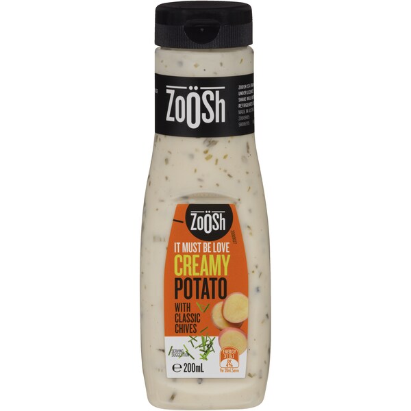 Zoosh Creamy Potato Dressing With Classic Chives 200ml