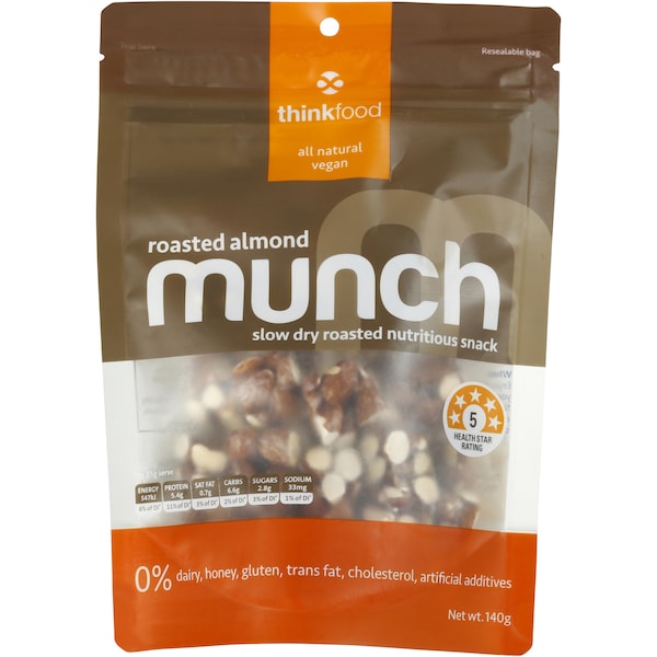 Thinkfood Munch Roasted Almond 140g