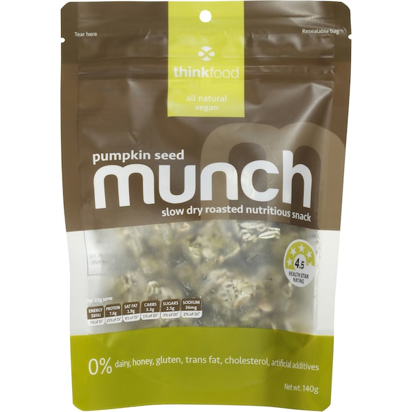 Thinkfood Munch Pumpkin Seed 140g
